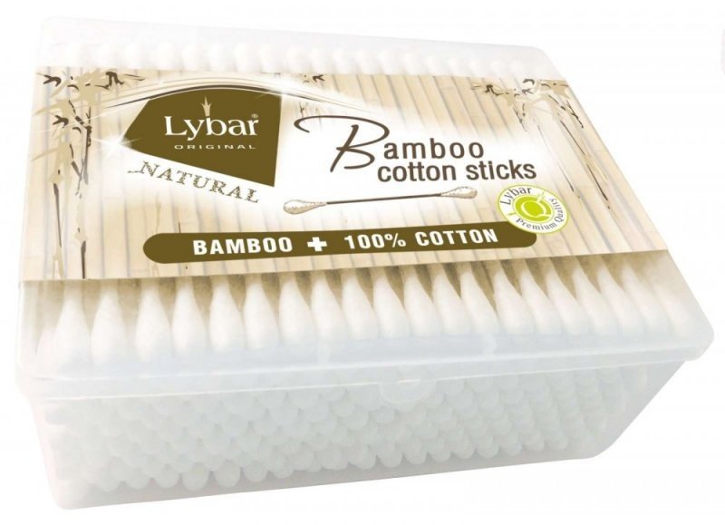 Mattes Lybar bambusowe patyczki kosmetyczne x 200 szt pudełko kwadratowe