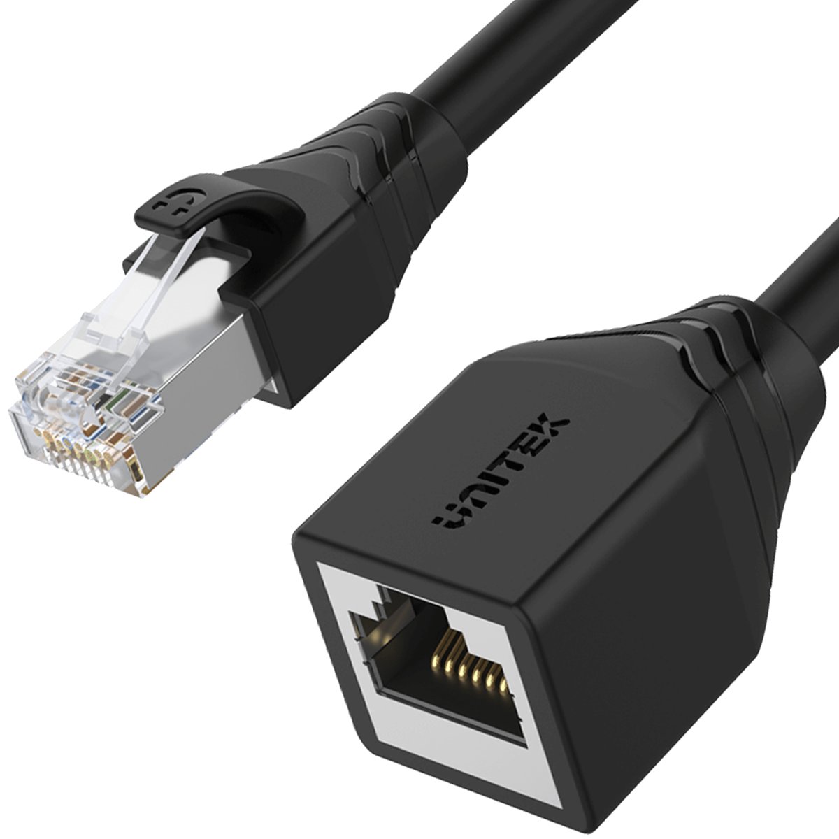 Unitek Unitek Przedłużacz RJ-45 8P8C M-F Cat.6 STP 0,5m