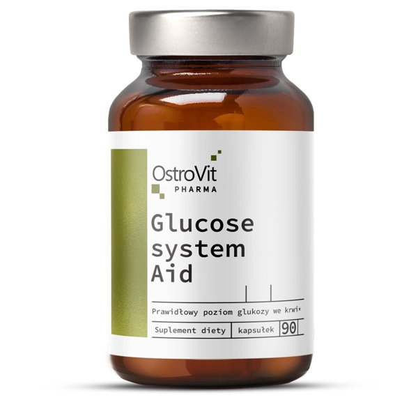 OstroVit Pharma Glucose System Aid - suplement diety 90 kaps.
