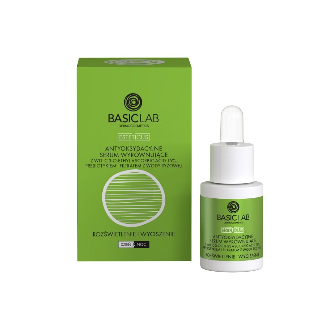 BasicLab BasicLab ESTETICUS Antyoksydacyjne Serum Wyrównujące z 15% Wit. C - 15 ml