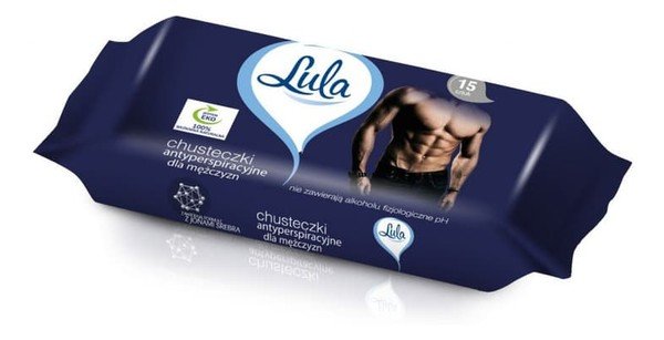 STELLA LULA Chusteczki antyperspiracyjne dla mężczyzn 1op.-15szt