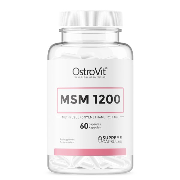 Ostrovit Msm 1200 60 Caps Siarka Organiczna 1200Mg