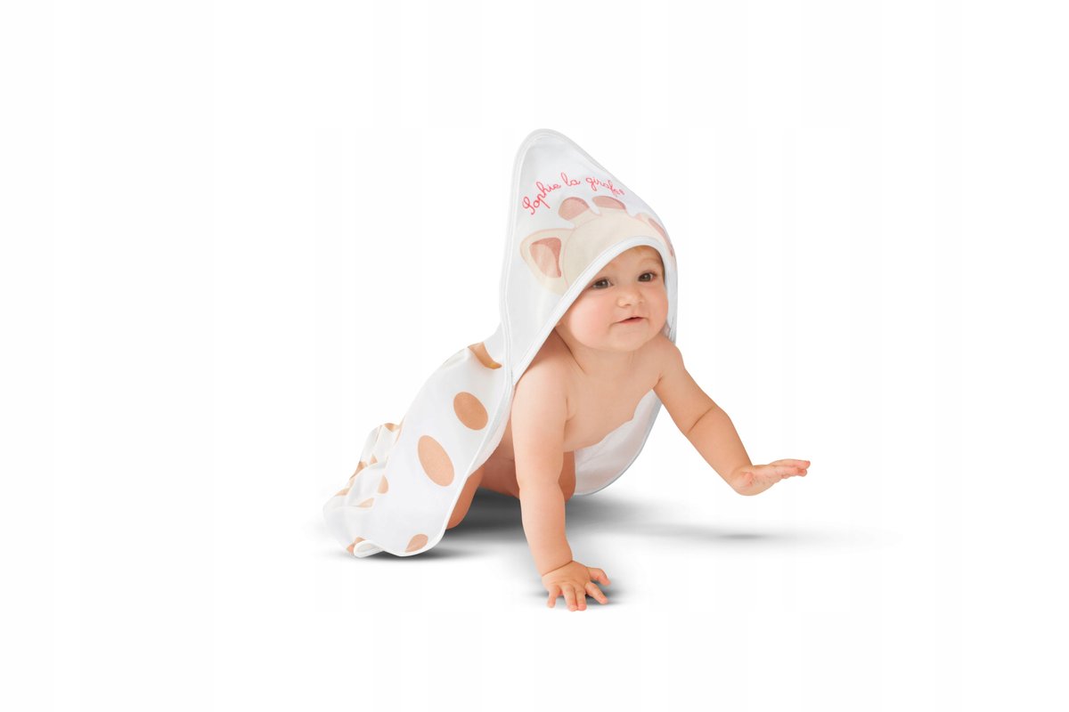 VULLI VULLI Ręcznik z kapturkiem Baby Żyrafa Sophie