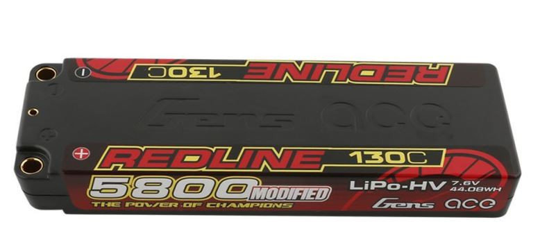 Gens Ace Akumulator Redline Series 5800mAh 7.6V 130C 2S1P HardCase