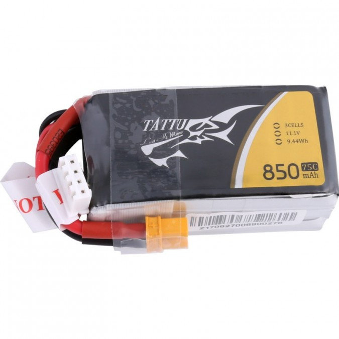 Gens Ace TATTU 850mAh 11.1V 75C TATTU Gens Ace z XT30 70401-uniw