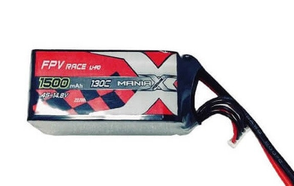 ManiaX 1500mAh 14.8V 130C Racing ManiaX MXP4S-1500-130C