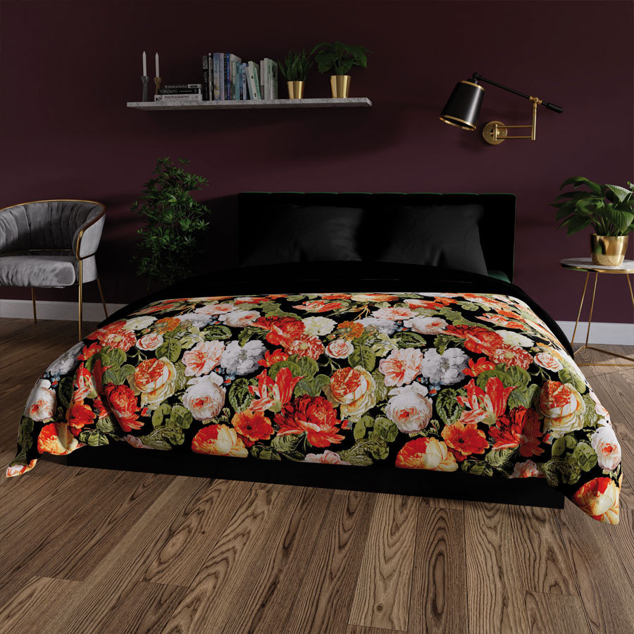 Markizeta Komplet pościeli z satyny bawełnianej, 220x200cm TULIPAS 100011/SAT/000/220200/1