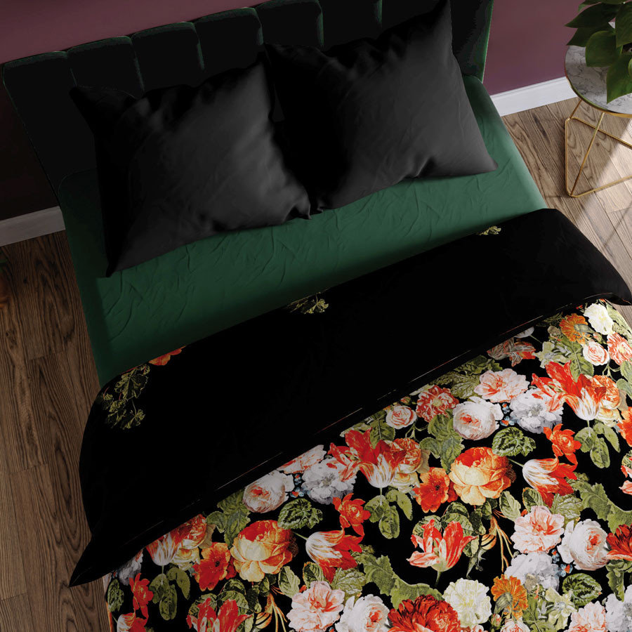 Markizeta Komplet pościeli z satyny bawełnianej, 160x200cm TULIPAS 100011/SAT/000/160200/1