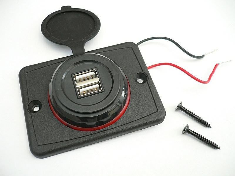 Ładowarka 2x USB 4,1A Gniazdo Samochodowe 12V 24V