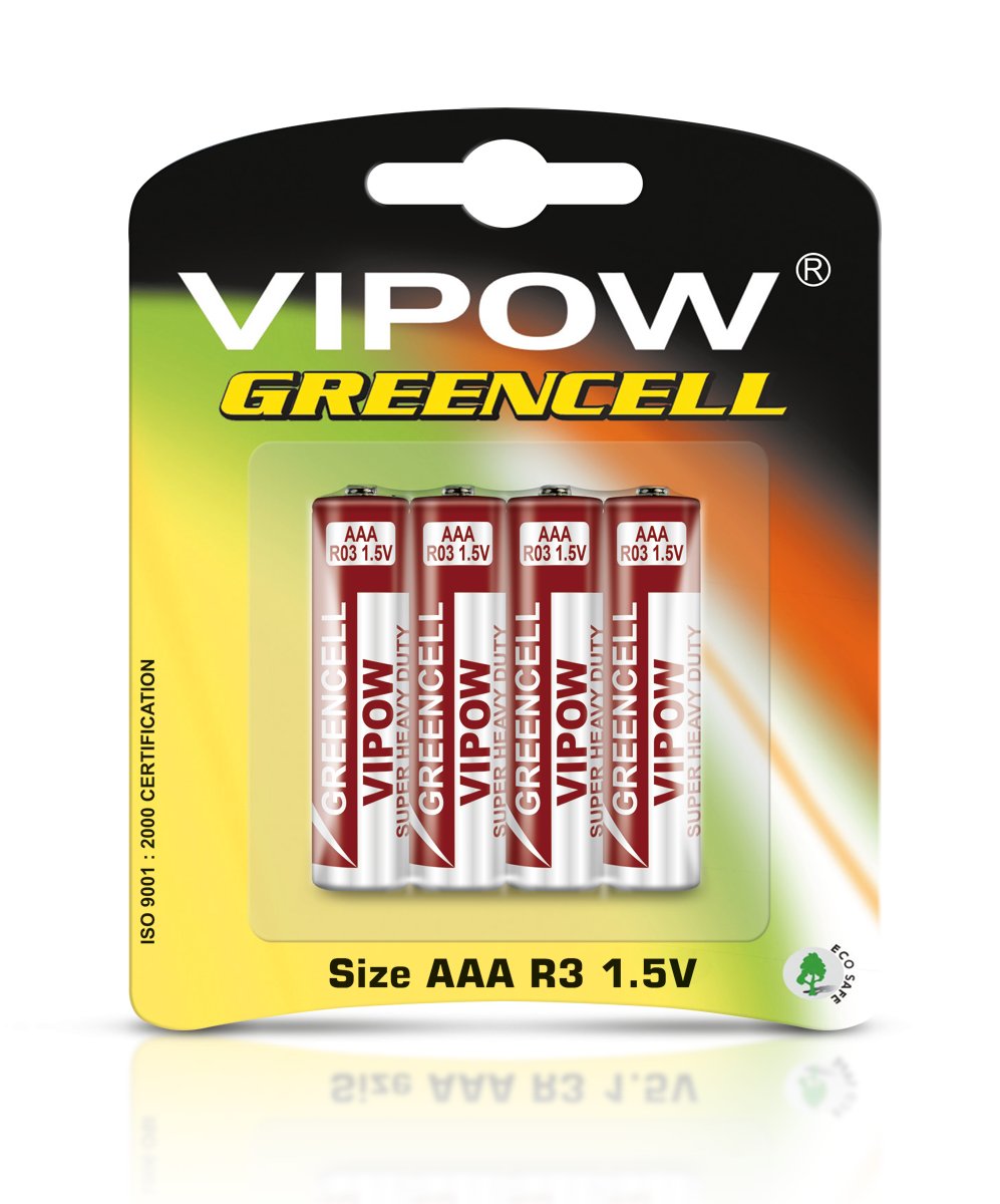 Vipow Baterie GREENCELL R03 4szt/bl AP_151245