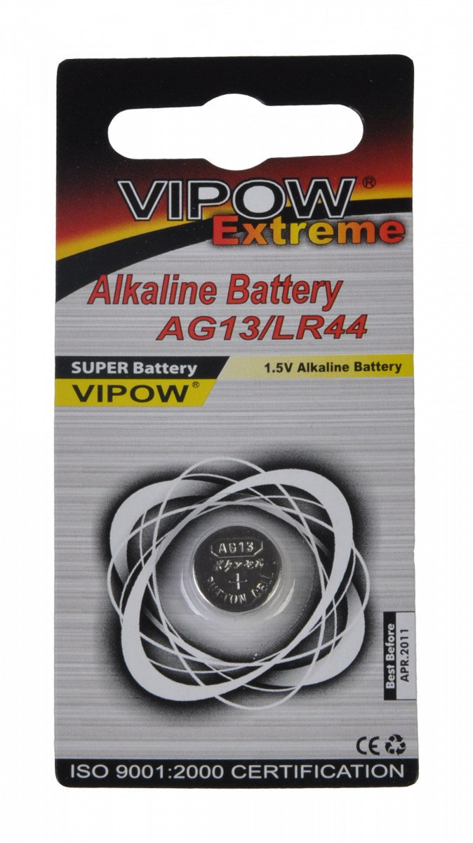 Vipow BAT0193 Bateria Extreme AG13 (1 sztuka/blister) LEC-BAT0193