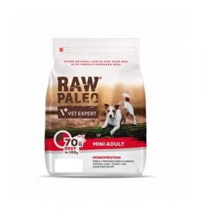 VetExpert RAW PALEO ADULT MINI BEEF 2,5KG