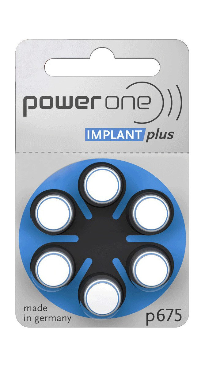 Varta BAT0278 Bateria do aparatów słuchowych Implant Plus Power One 675 6szt AP_75277