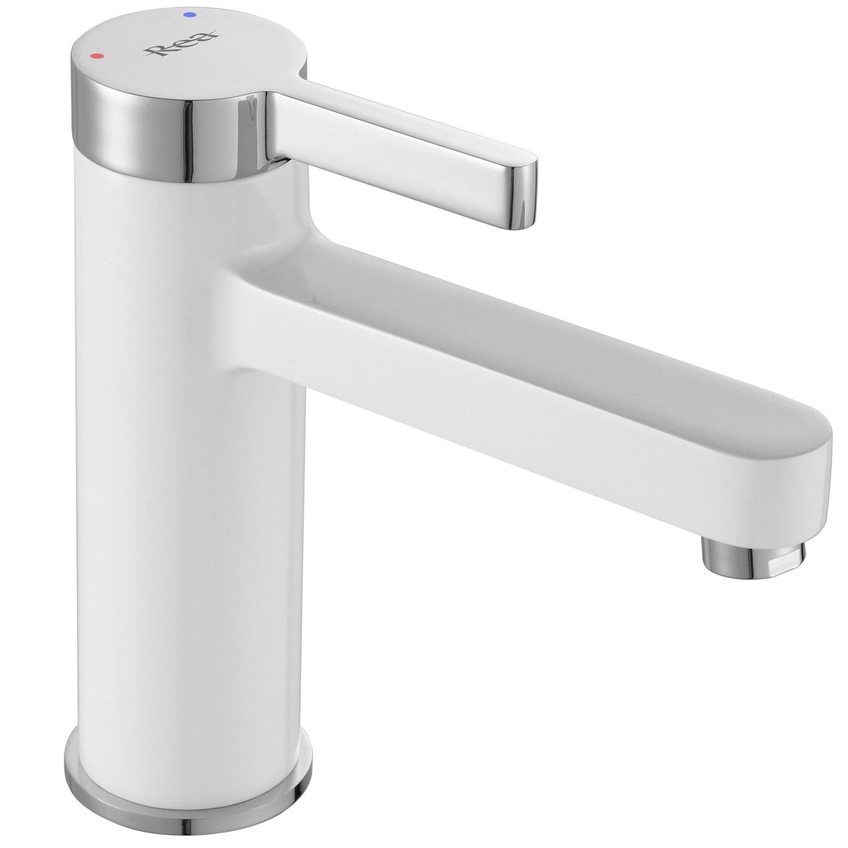 Rea Bateria umywalkowa Polo Biała-Chrom Niska B9941