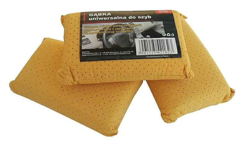 Gąbka Myjka do Auta Obszyta Irchą Naturalną