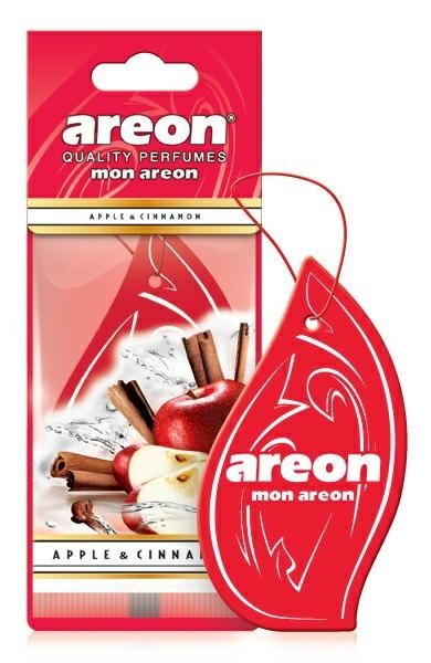 Odświeżacz do samochodu Areon Mon Apple & Cinnamon - 10 sztuk