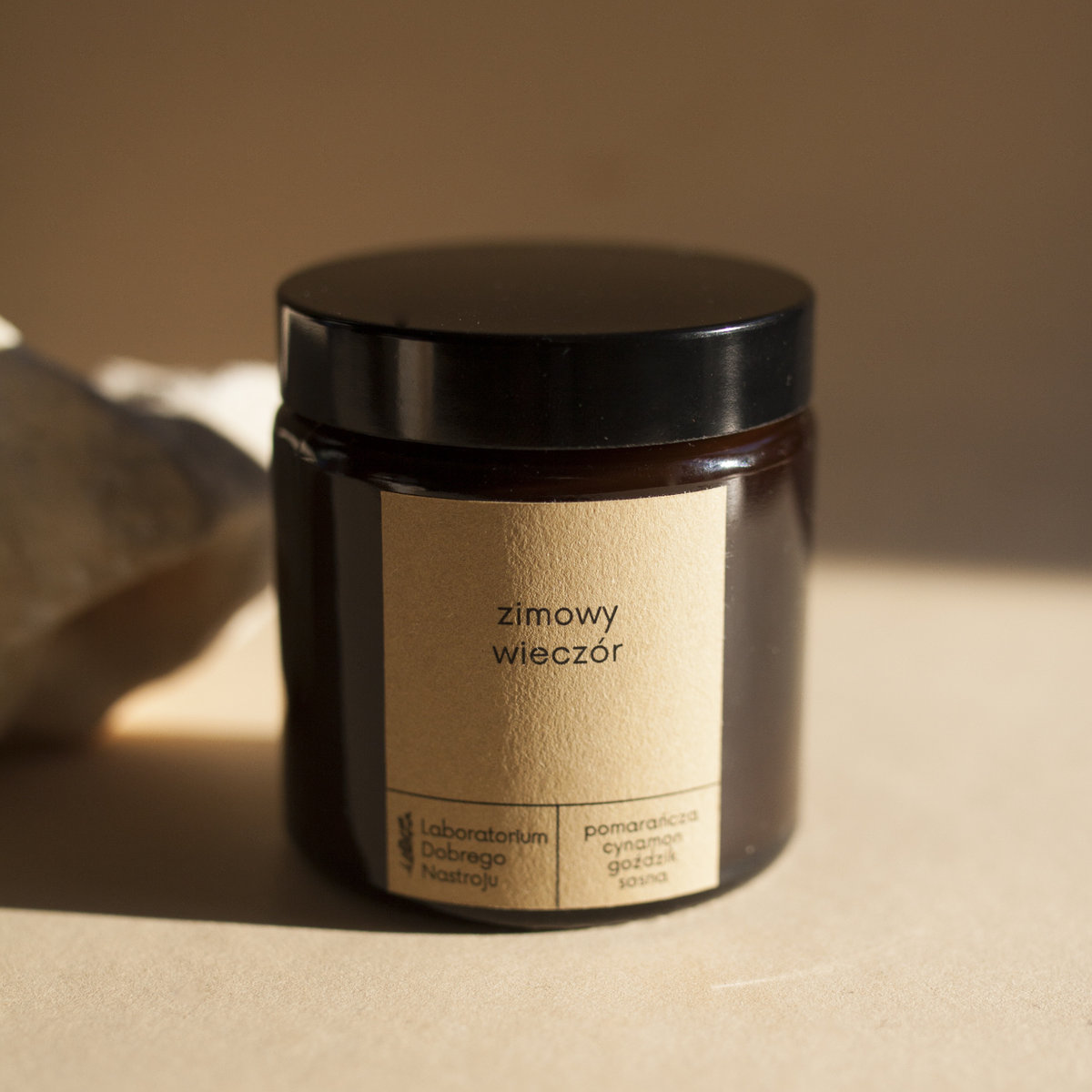 świeca sojowa: zimowy wieczór 120ml / Laboratorium Dobrego Nastroju