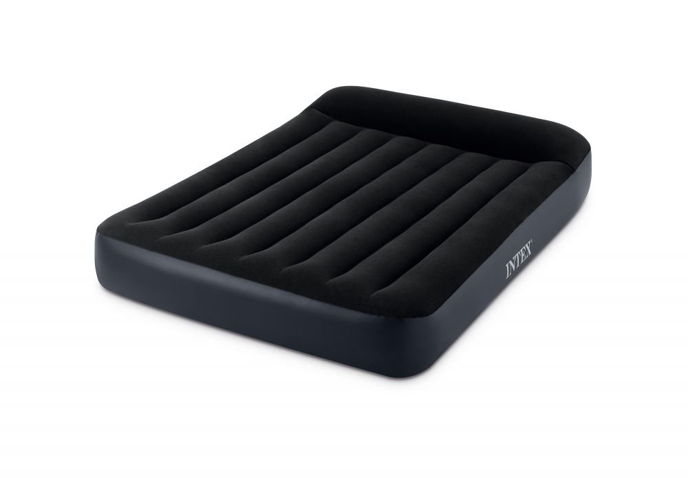 Intex Materac Dmuchany Welurowy Łóżko 191x137x25 Intex 64148 z Pompką 230V MUMO64148
