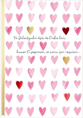 Kartka Walentynkowa Love PR390