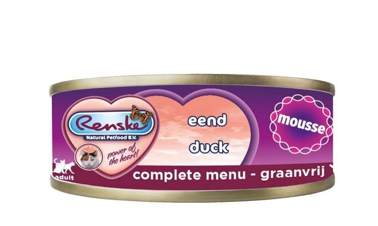 Renske Zestaw  Cat fresh meat duck  48 x kaczka, pełnoporcjowa, mus (48 x 70 g) 8717185292343