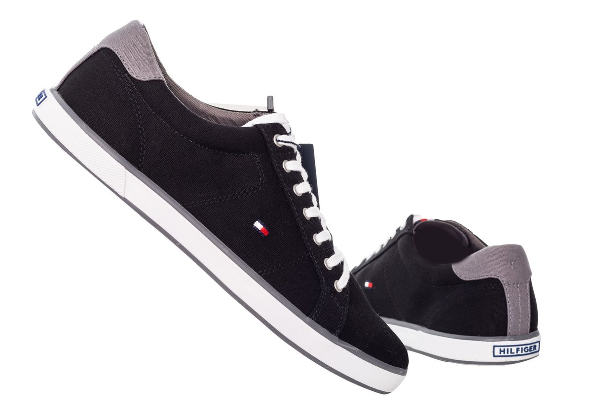 Tommy  Hilfiger Buty Męskie Trampki Harlow 1D Black Fm0Fm00596 990 43