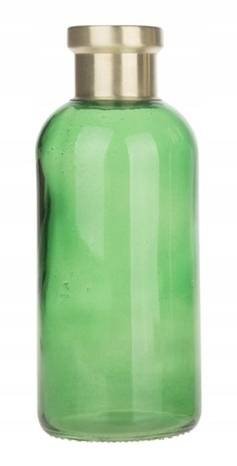 Wazon Szklany Zielony 25Cm