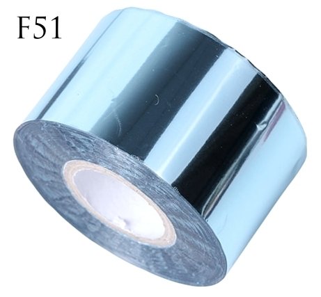 F51 FOLIA TRANSFEROWA 10cmx4cm JASNY NIEBIESKI