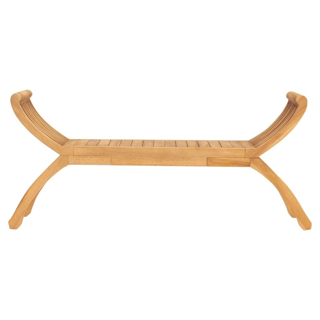 vidaXL Ławka ogrodowa 120 cm lite drewno tekowe 316150