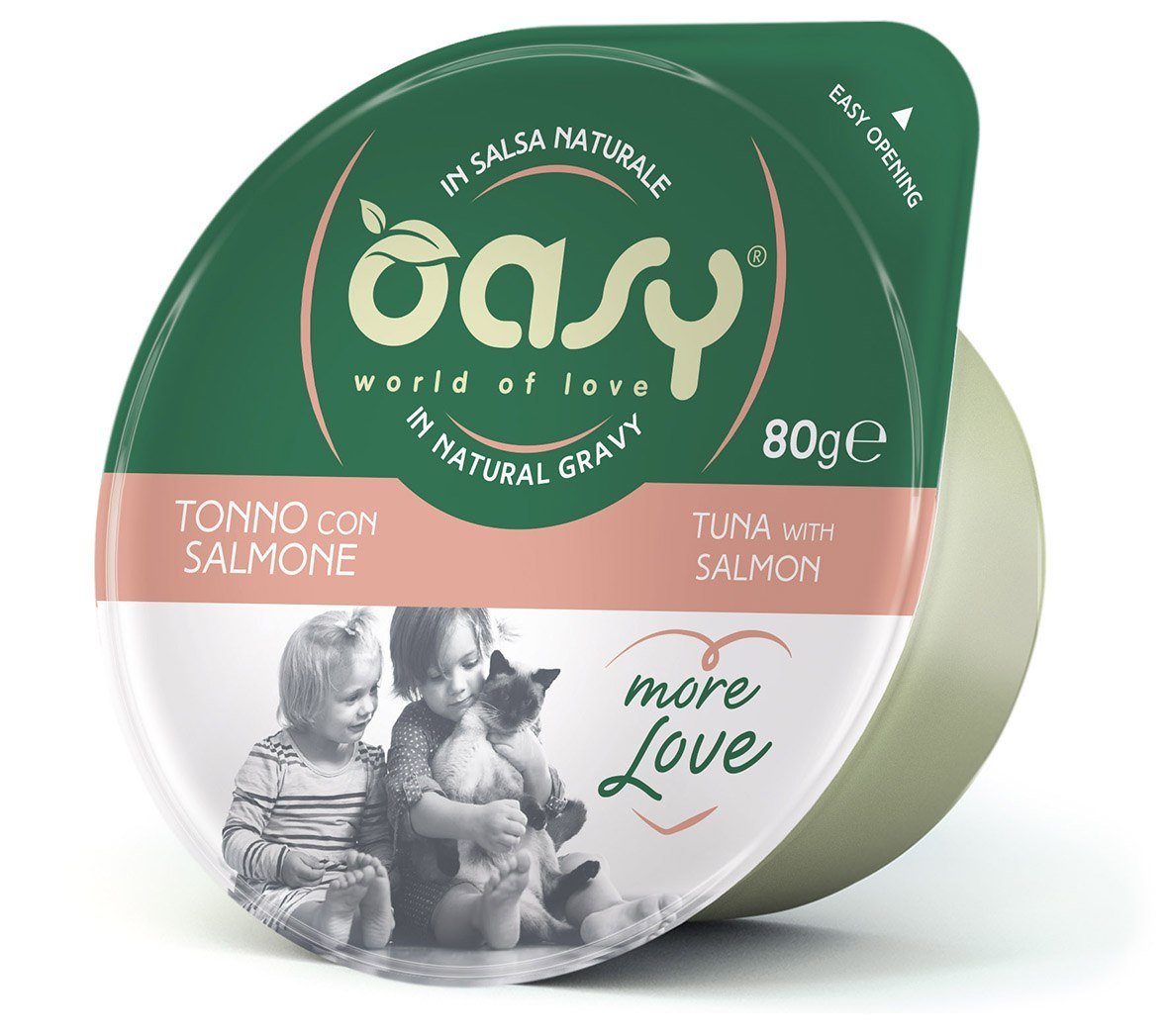 OASY MORE LOVE Tuńczyk z łososiem 70 g