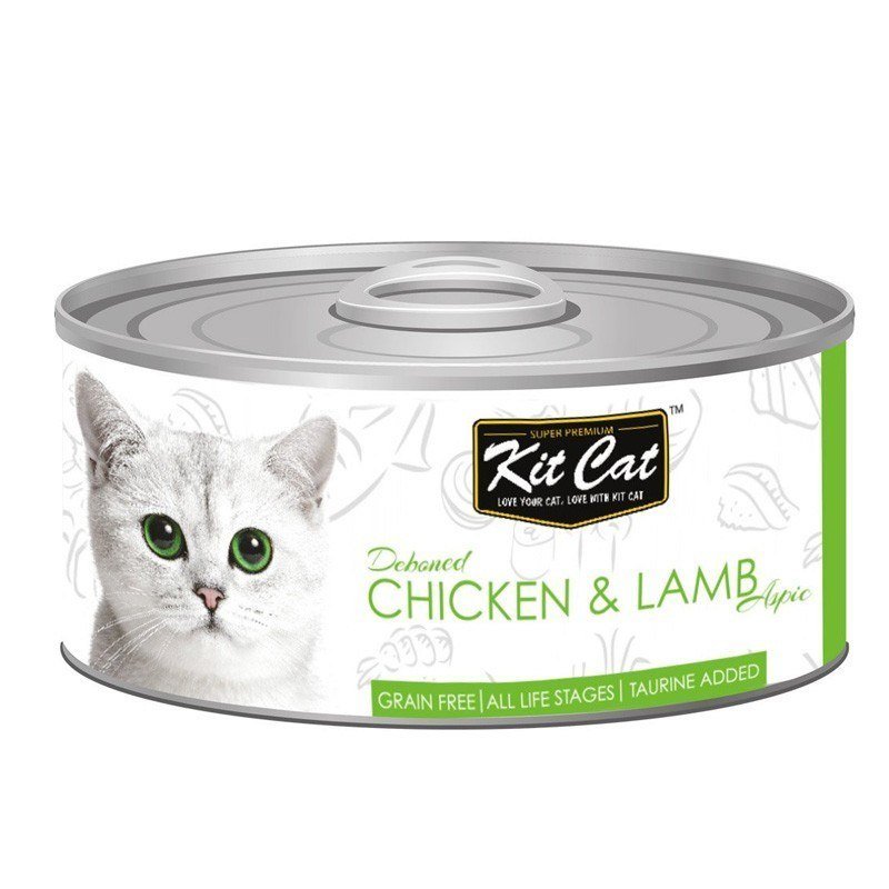 kit cat KIT CAT CHICKEN & LAMB (kurczak z jagnięciną) 80g