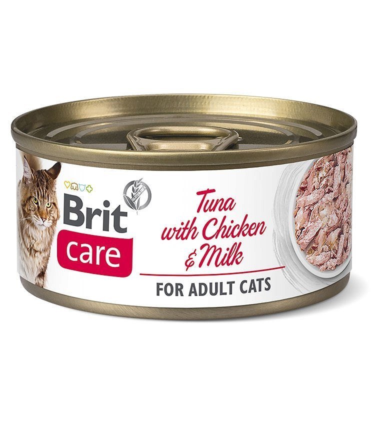 Brit Care Kot Care Adult Tuna with Chicken&Milk Mokra Karma dla kota op 70g