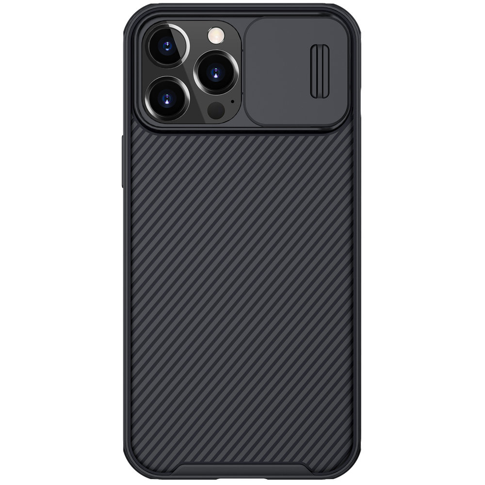 Nillkin CamShield Pro Case pancerne etui pokrowiec osłona na aparat kamerę iPhone 13 Pro Max czarny