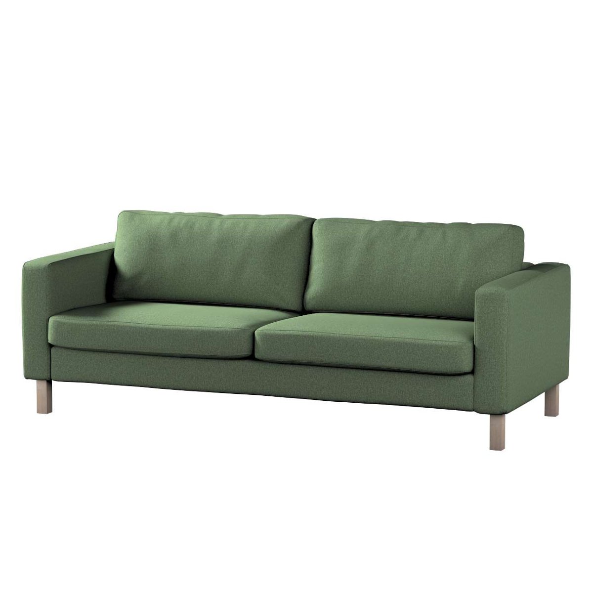 Dekoria pl pl Pokrowiec na sofę Karlstad rozkładaną zielony melanż 224 x 89 x 64 cm Amsterdam 1017-704-44