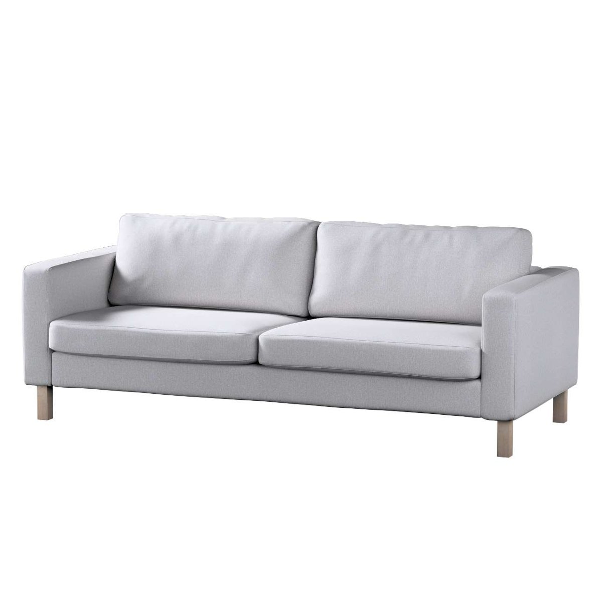 Dekoria pl pl Pokrowiec na sofę Karlstad rozkładaną szary melanż 224 x 89 x 64 cm Amsterdam 1017-704-45