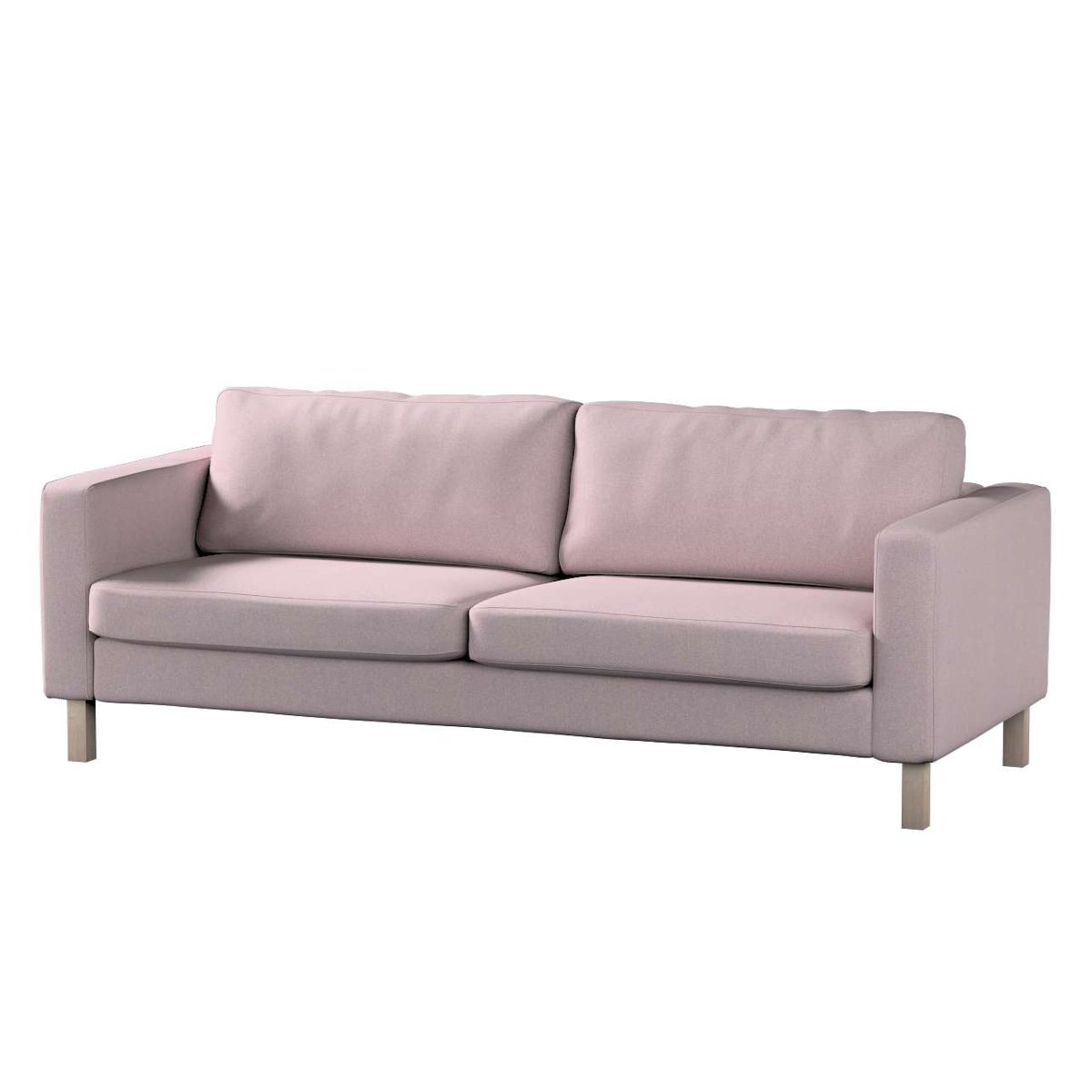 Dekoria pl pl Pokrowiec na sofę Karlstad rozkładaną pastelowy róż 224 x 89 x 64 cm Amsterdam 1017-704-51