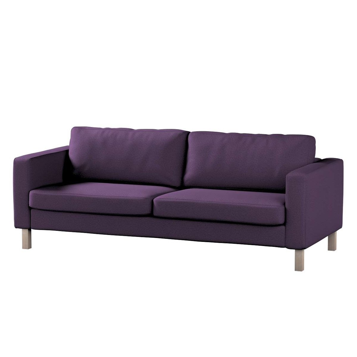 Dekoria pl pl Pokrowiec na sofę Karlstad rozkładaną fioletowy 224 x 89 x 64 cm Etna 1017-161-27