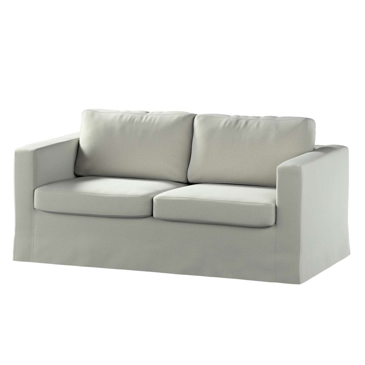 Dekoria pl pl Pokrowiec na sofę Karlstad 2-osobową nierozkładaną długi pastelowo miętowy welwet 165 x 89 x 64 cm Ingrid 618-705-41