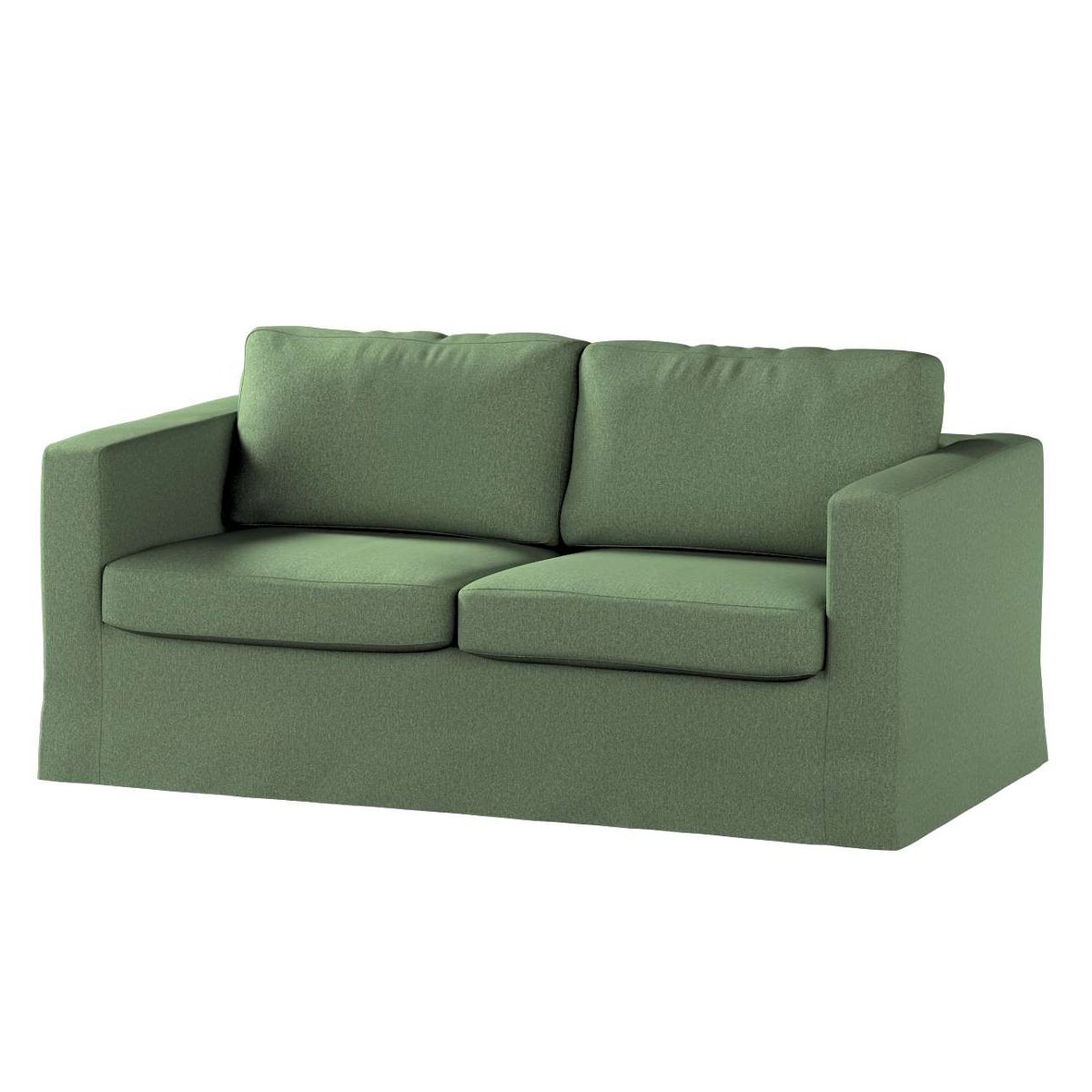 Dekoria pl pl Pokrowiec na sofę Karlstad 2-osobową nierozkładaną długi zielony melanż 165 x 89 x 64 cm Amsterdam 618-704-44