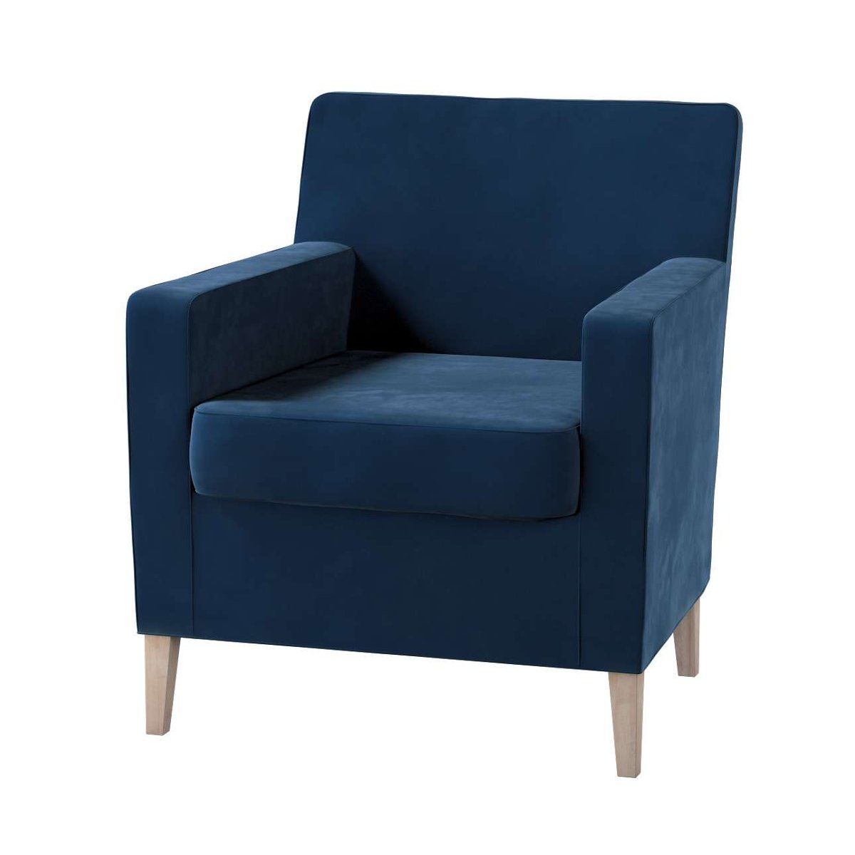 Dekoria pl pl Pokrowiec na fotel Karlstad granat 61 x 56 x 80 cm Velvet 621-704-29