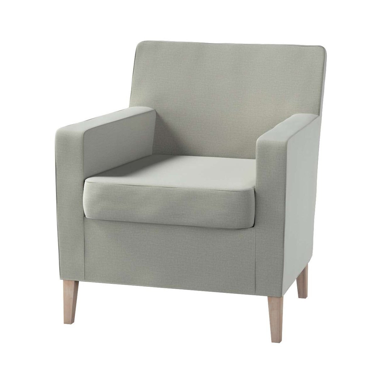 Dekoria pl pl Pokrowiec na fotel Karlstad pastelowo miętowy welwet 61 x 56 x 80 cm Ingrid 621-705-41