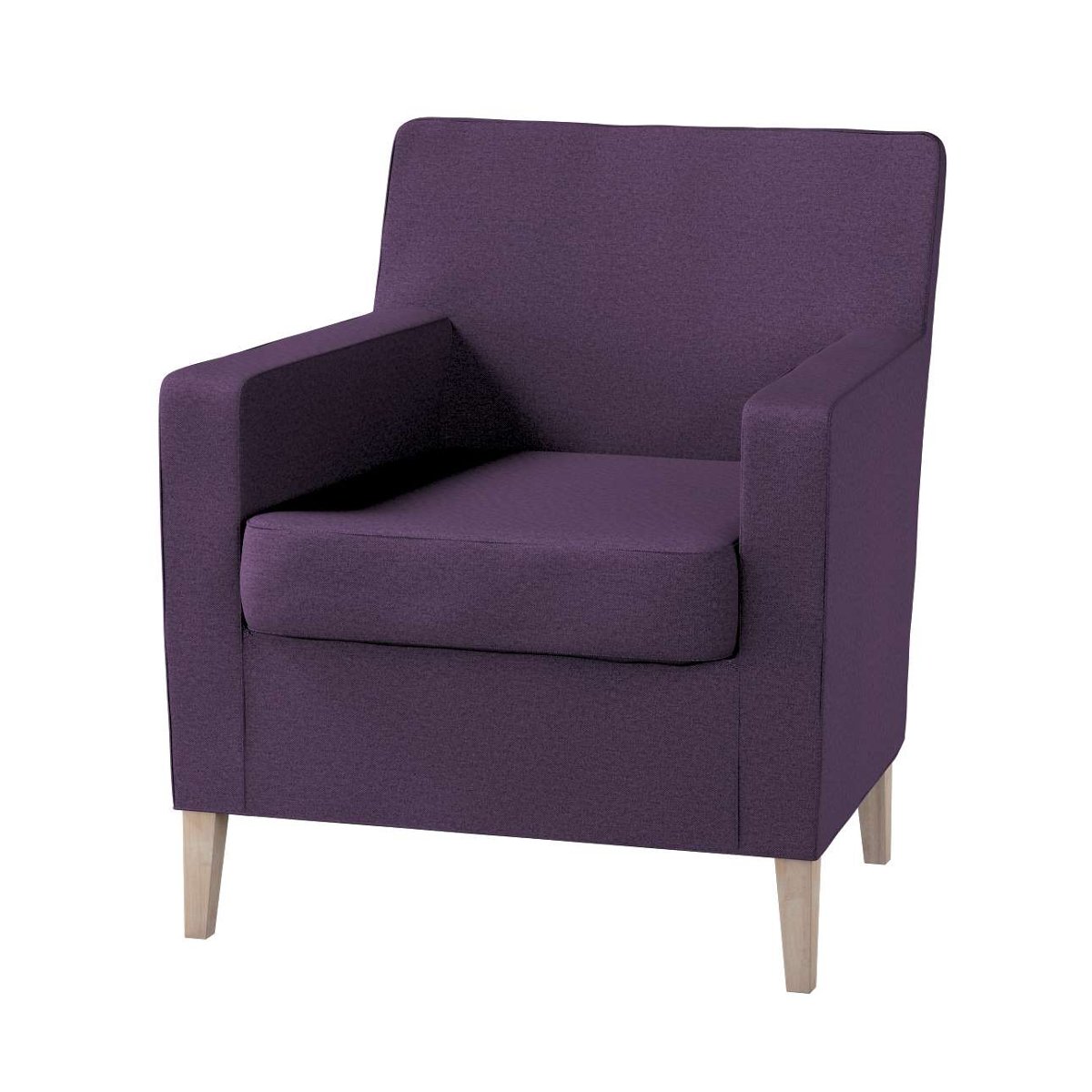 Dekoria pl pl Pokrowiec na fotel Karlstad fioletowy 61 x 56 x 80 cm Etna 621-161-27