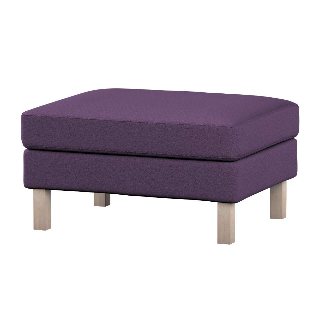 Dekoria pl pl Pokrowiec na podnóżek Karlstad fioletowy 61 x 79 x 44 cm Etna 622-161-27