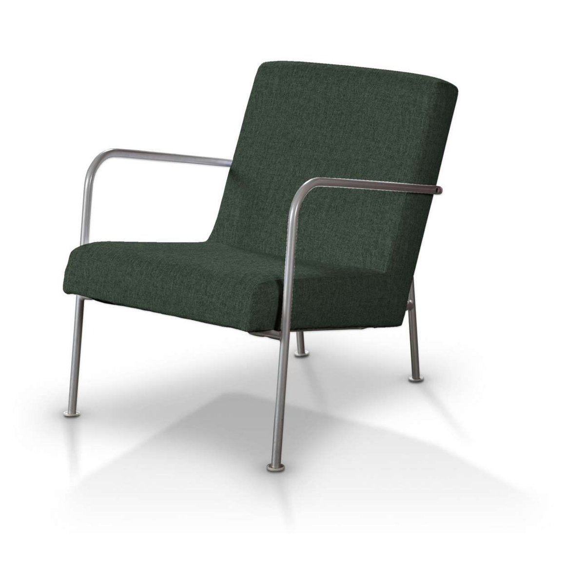 Dekoria pl pl Pokrowiec na fotel Ikea PS leśna zieleń szenil fotel Ikea PS City 671-704-81