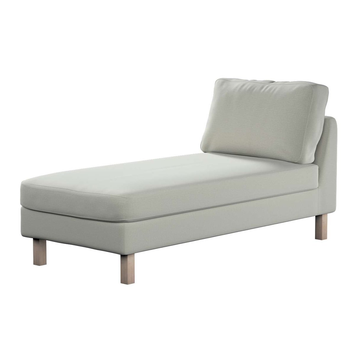Dekoria pl pl Pokrowiec na szezlong Karlstad wolnostojący krótki pastelowo miętowy welwet 80 x 160 x 80 cm Ingrid 732-705-41