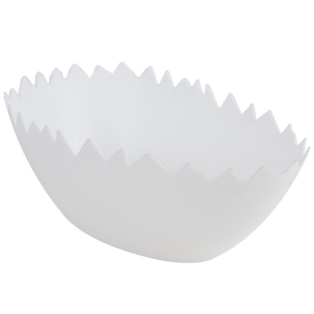 Doniczka Plastikowa Skorupka Osłonka Biała Dekoracja