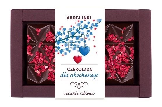 Czekolada Gorzka Z Malinami Dla Ukochanego Dwa Serca