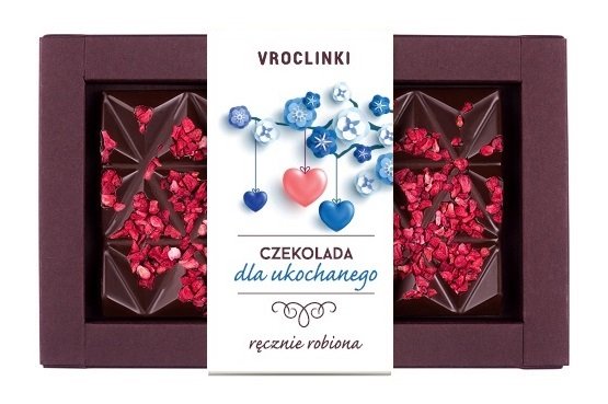 Czekolada Gorzka Z Malinami Dla Ukochanego Trzy Serca