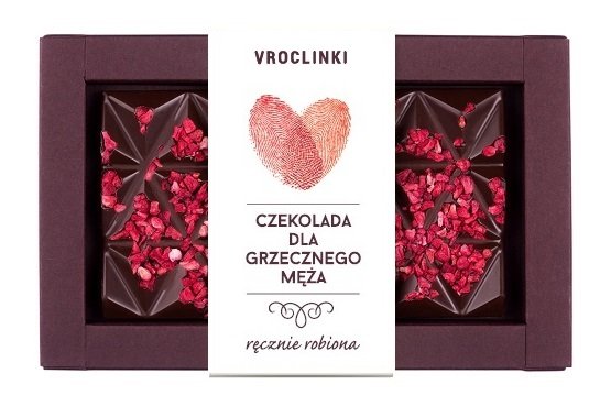 Czekolada Gorzka Z Malinami Dla Grzecznego Męża