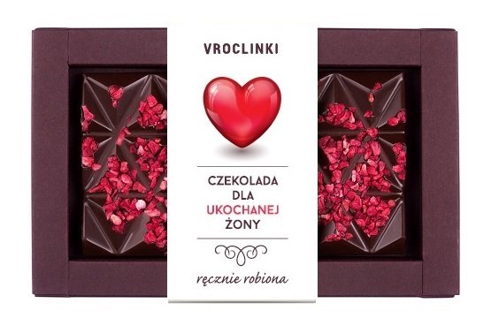 Czekolada Gorzka Z Malinami Dla Ukochanej Żony