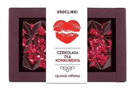 Czekolada Gorzka  Z Malinami Dla Konkubenta